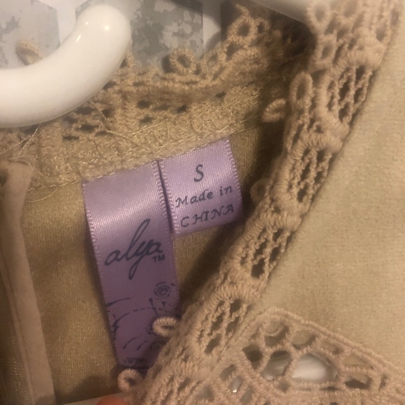 Francesca’s Taupe Suede Dress - Picture 5 of 8